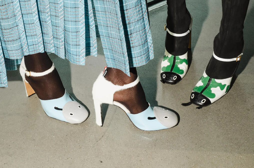 Божьи коровки и жуки в дизайне обуви Thom Browne сезона Весна-2027