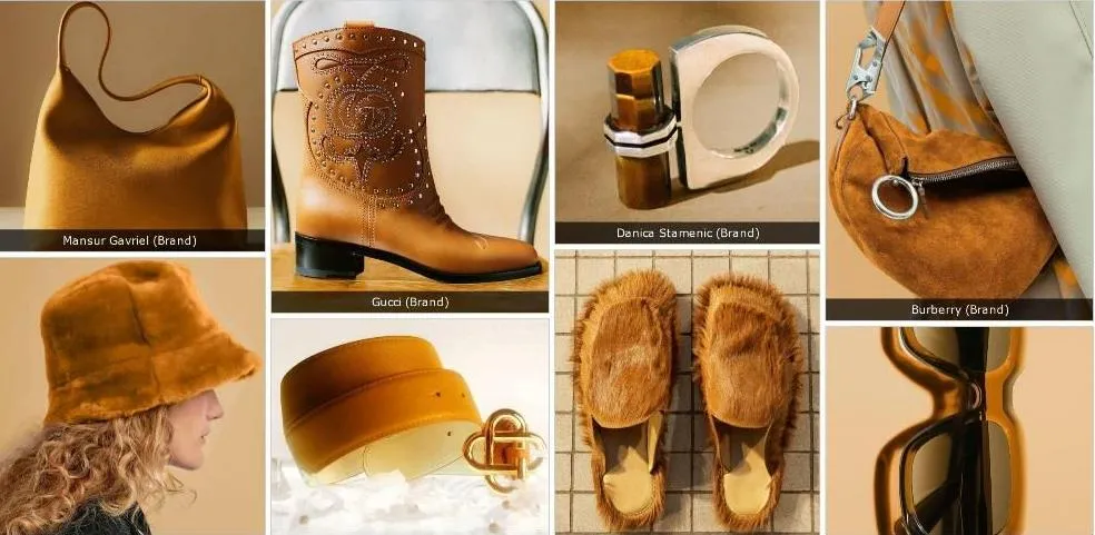 Три модных цвета для аксессуаров и обуви сезона осень-зима 2025/26